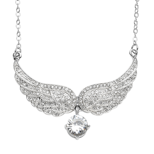Crystal Angel Wings Necklace