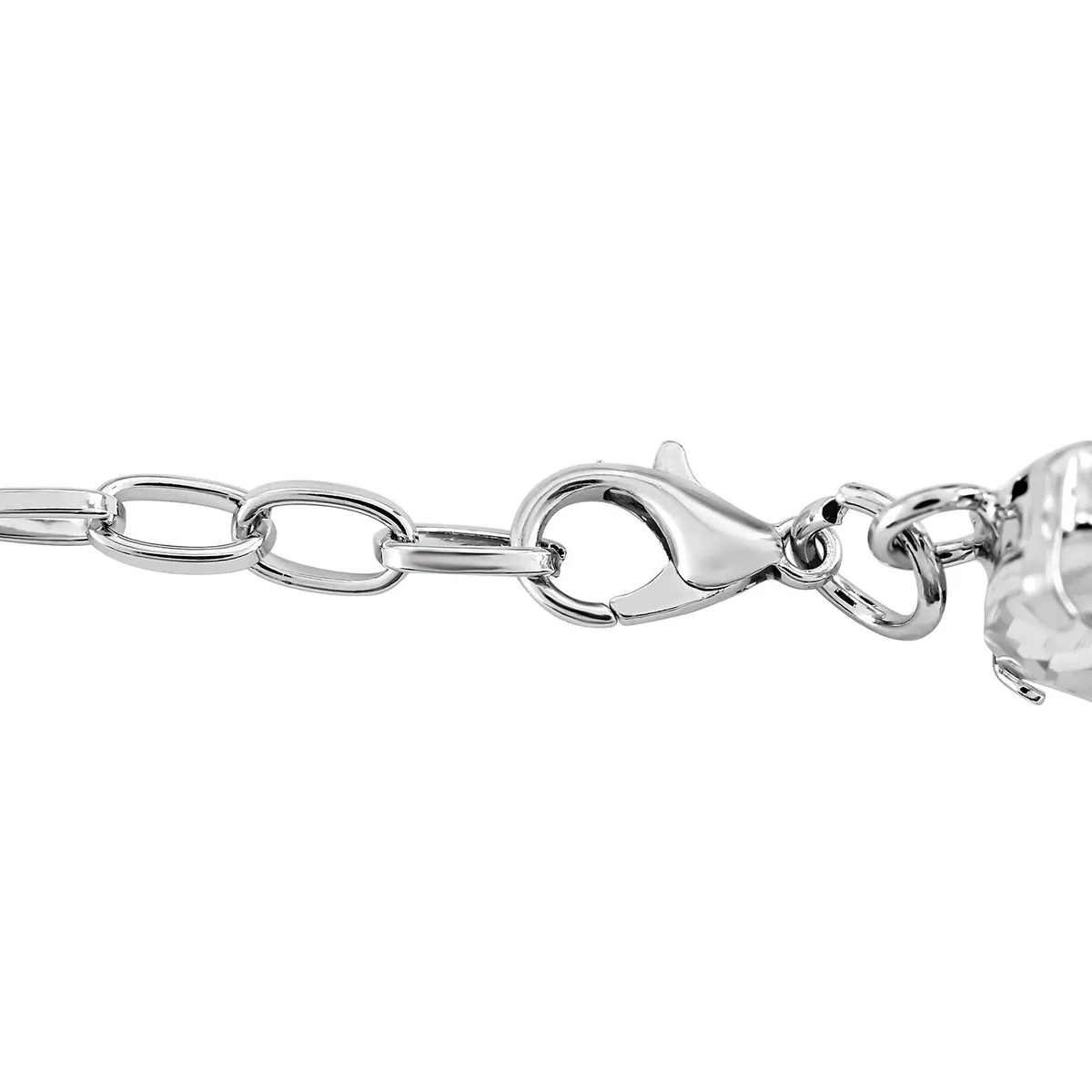 Oval Glass Tennis Bracelet