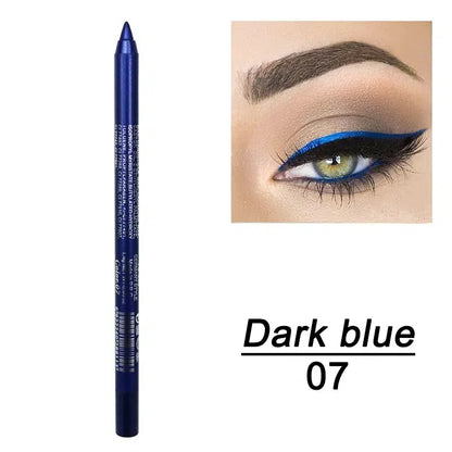 2 In 1 Multicolor Eyeshadow Eyeliner Quick-Drying Metallic Glitter Shimmer Smokey Eye Looks Waterproof Long Lasting Sparkling Eye Shadow Makeup